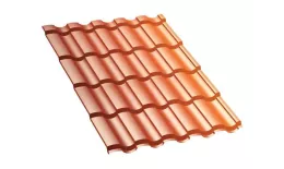 Металлочерепица Монтекристо-X AGNETA 0.5 мм Copper медь. Цена: 849 руб. Артикул: montekr_01-x