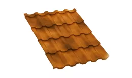 Металлочерепица Трамонтана-X CLOUDY 0.5 мм Anticato Терракотовый. Цена: 853 руб. Артикул: tramont_02-x
