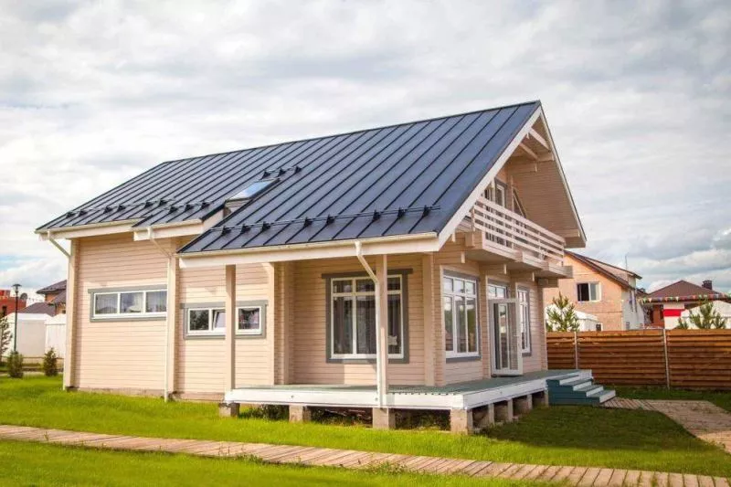 Кликфальц Pro Grand Line Полиэстер 0.45 мм RAL 6002 Лиственно-зеленый купить в екатеринбурге