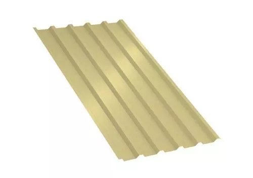 Профнастил МП35 A NormanMP 0,5 мм RAL 1014 Слоновая кость купить в екатеринбурге