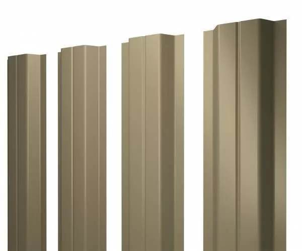 Штакетник Grand Line П -образный А 0,45 PE RAL 1014 Слоновая кость купить в екатеринбурге