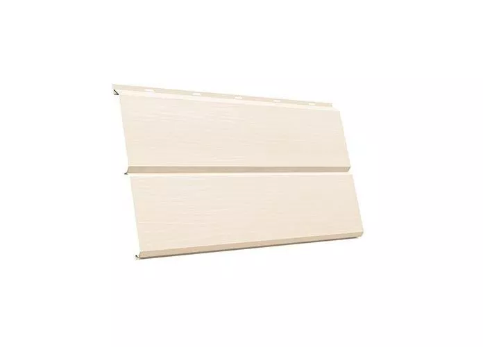 Металлический сайдинг Grand Line ЭкоБрус 3D Satin 0,5 мм RAL 1015 Cветлая слоновая кость купить в екатеринбурге