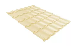 Металлочерепица GL Классик (Classic) 0.5 Satin RAL 1015 светлая слоновая кость. Цена: 596 руб. Артикул: GrandLineM11
