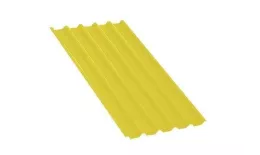Профнастил C44 A Полиэстер 0,7 мм RAL 1018 Цинково-желтый. Артикул: C44PE7-1016