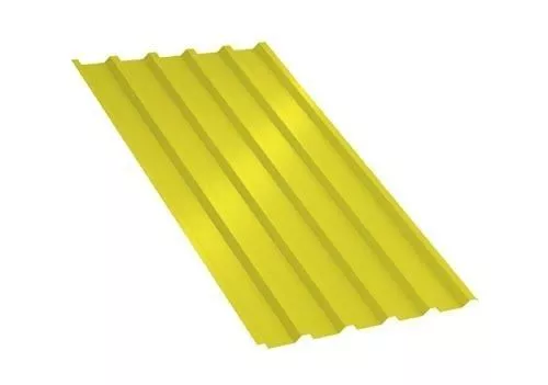 Профнастил МП35 A Полиэстер 0,7 мм RAL 1018 Цинково-желтый купить в екатеринбурге