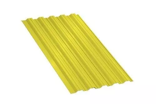 Профнастил НС35 B NormanMP 0,5 мм RAL 1018 Цинково-желтый купить в екатеринбурге