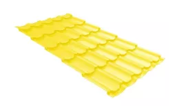 Металлочерепица Grand Line Kvinta Plus 0,45 Полиэстер RAL 1018 цинково-желтый. Цена: 598 руб. Артикул: GrandLineM53-1018