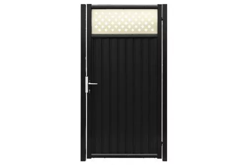 Калитка Estet Plus 2,0х1 RAL 7024/1013 GL купить в екатеринбурге