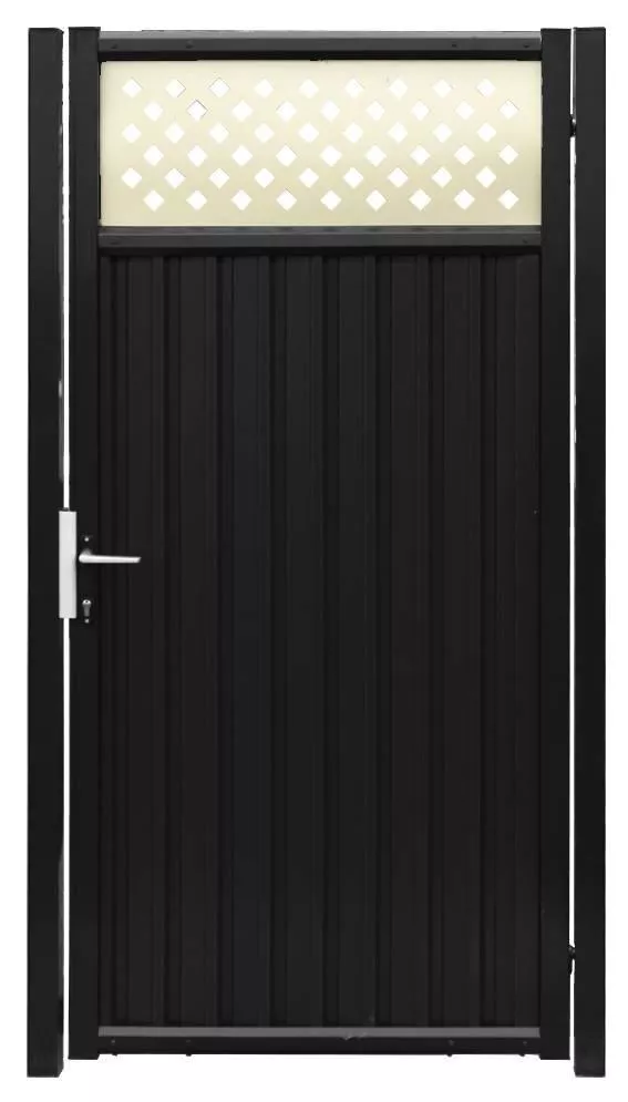 Калитка Estet Plus 2,0х1 RAL 7024/1013 GL купить в екатеринбурге
