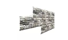 Сайдинг МЕТАЛЛ ПРОФИЛЬ Lбрус-XL-В-14х335 (ECOSTEEL-01-Белый Камень ПР-0.5). Артикул: 41655
