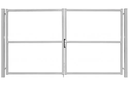 Ворота Colority Zinc Lock 2,0х3,5 RAL 7040 GL купить в екатеринбурге