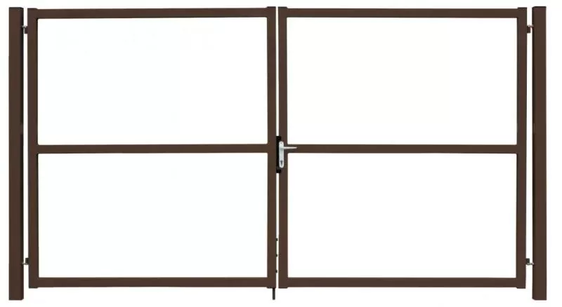 Ворота Colority Zinc Lock 2,0х3,5 RAL 8017 GL купить в екатеринбурге