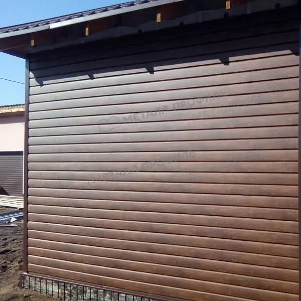 Сайдинг МЕТАЛЛ ПРОФИЛЬ Lбрус-XL-14х335 (ECOSTEEL_MA-01-МореныйДуб-0.5) купить в екатеринбурге