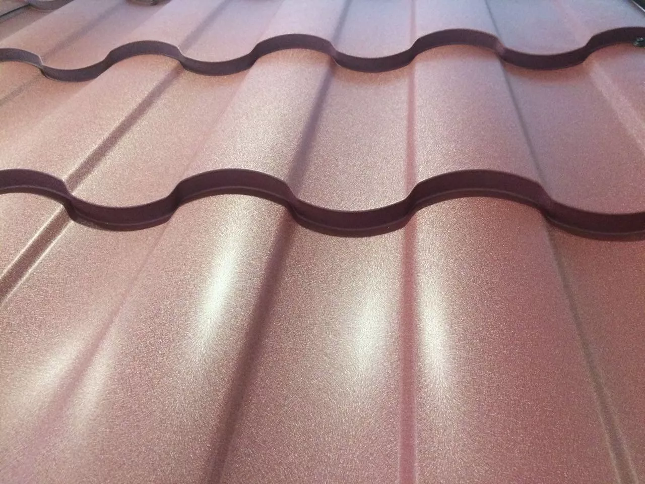 Металлочерепица GL Kredo 0.5 Velur RAL 8019 темно-коричневый купить в екатеринбурге