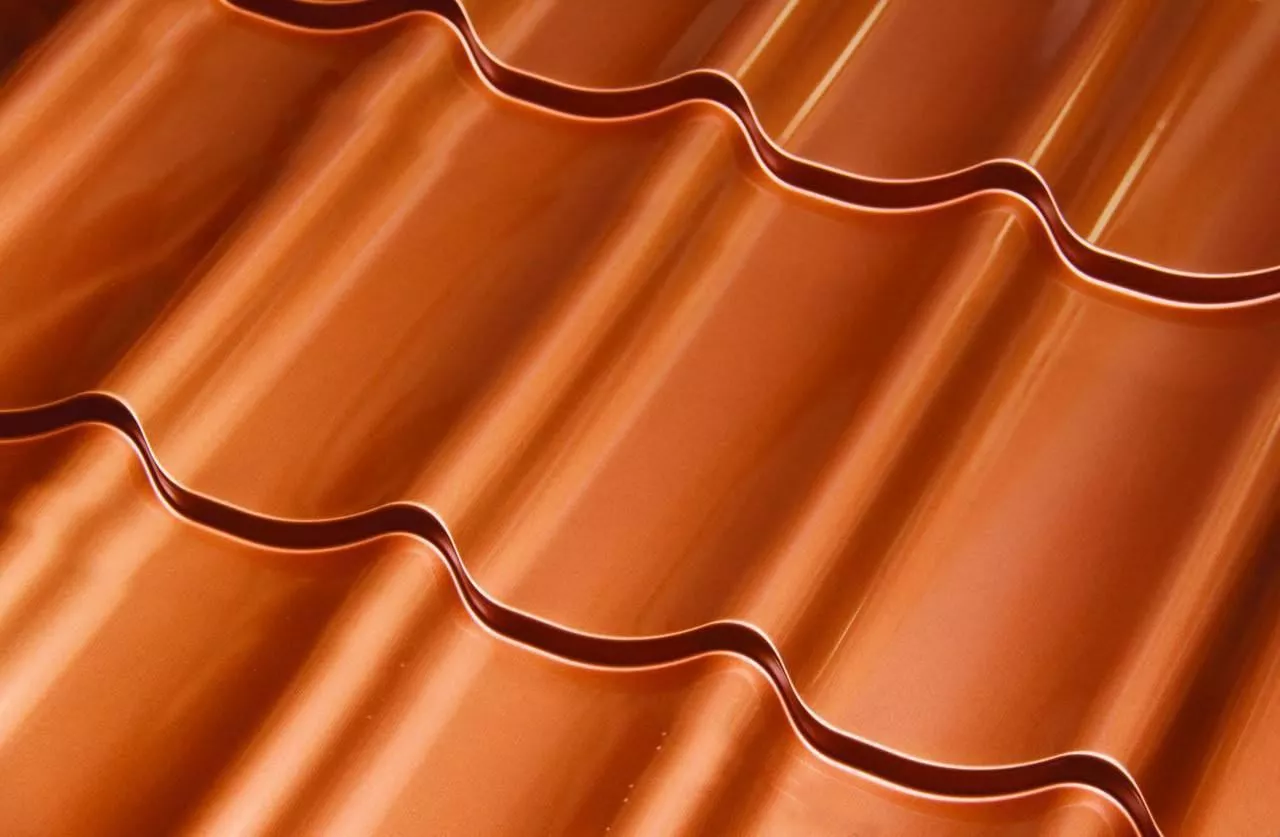 Металлочерепица Ламонтерра-XL AGNETA 0.5 мм Copper медь купить в екатеринбурге