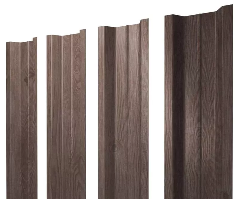 Штакетник Grand Line П -образный В 0,45 Print Elite White Wood Беленый дуб купить в екатеринбурге