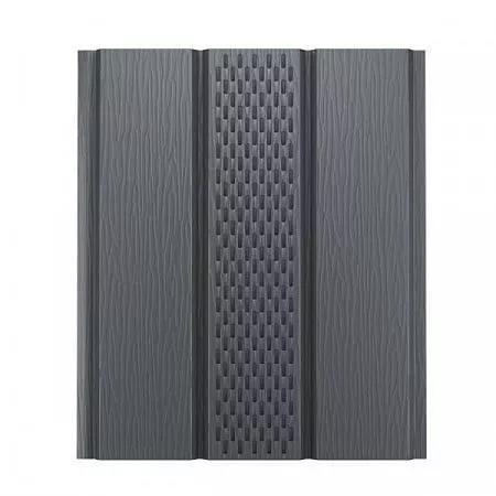 СОФИТ aquAsystem с центральной перфорацией GreenCoat Pural BT (2400х303) 0.5 мм RR 23 Темно-серый купить в екатеринбурге