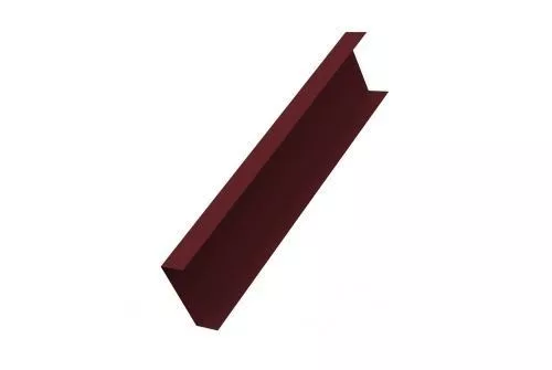 Декоративная накладка на столб жалюзи Milan,Tokyo 0,5 Atlas с пленкой RAL 3005 красное вино GL купить в екатеринбурге