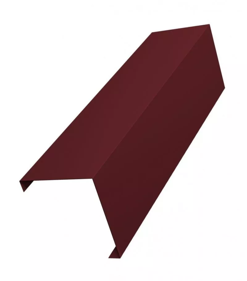 Декоративная накладка на столб угловая жалюзи Milan,Tokyo 0,5 Velur RAL 3005 красное вино GL купить в екатеринбурге