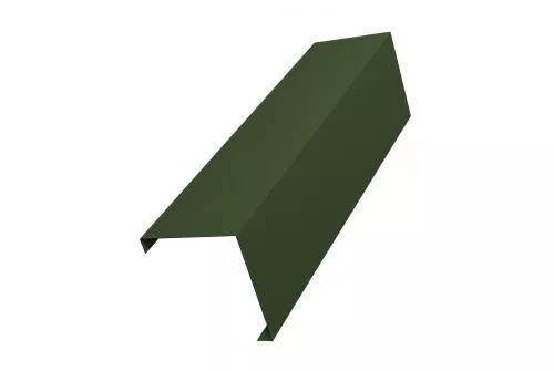Декоративная накладка на столб угловая жалюзи Milan,Tokyo 0,5 Velur RAL 6020 хромовая зелень GL купить в екатеринбурге
