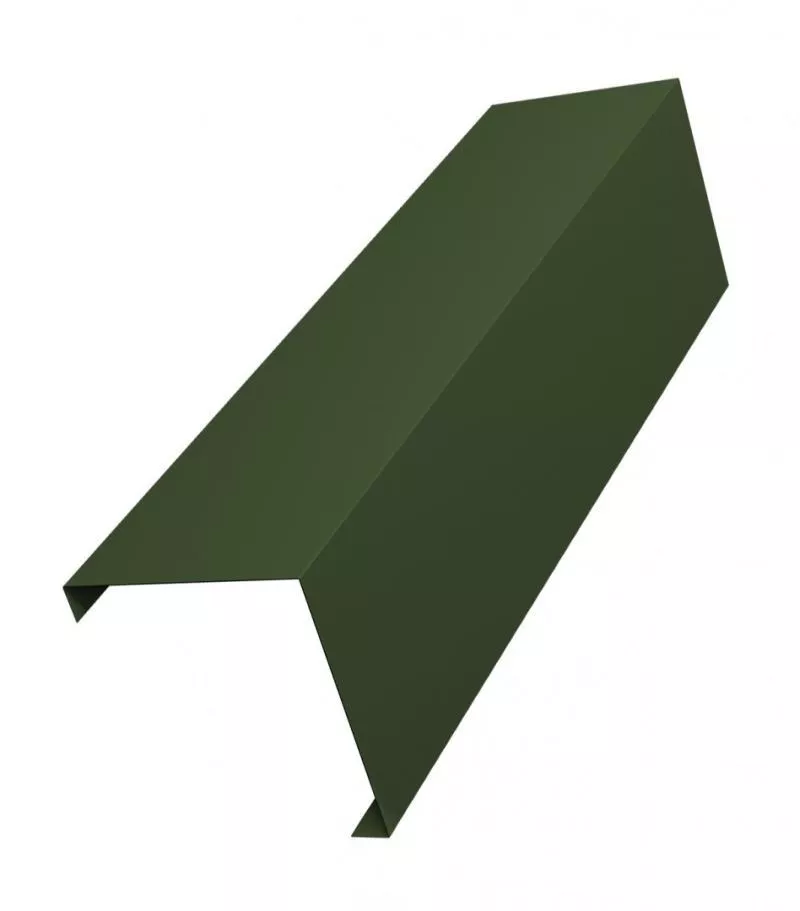 Декоративная накладка на столб угловая жалюзи Milan,Tokyo 0,5 Velur RAL 6020 хромовая зелень GL купить в екатеринбурге