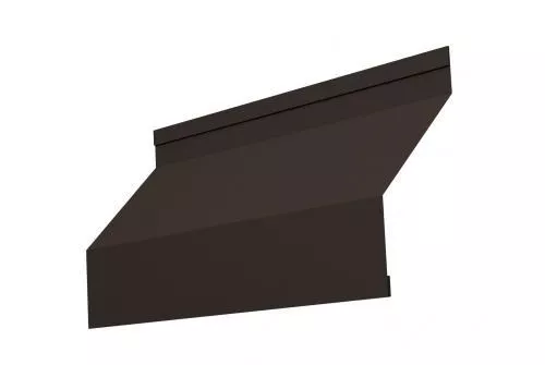 Ламель жалюзи Milan 0,5 GreenCoat Pural BT, matt RR 32 темно-коричневый (RAL 8019 серо-коричневый) GL купить в екатеринбурге