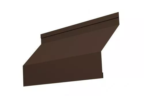 Ламель жалюзи Milan 0,5 GreenCoat Pural BT, matt RR 887 шоколадно-коричневый (RAL 8017 шоколад) GL купить в екатеринбурге