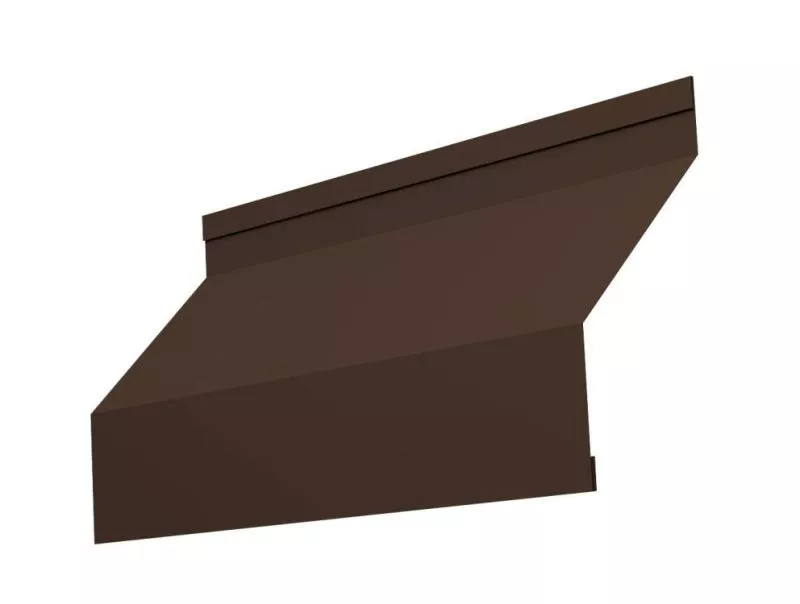 Ламель жалюзи Milan 0,5 GreenCoat Pural BT, matt RR 887 шоколадно-коричневый (RAL 8017 шоколад) GL купить в екатеринбурге