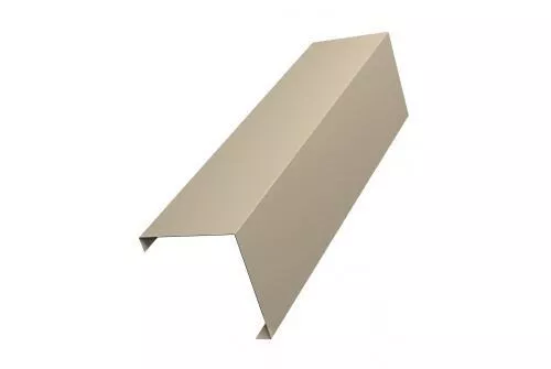 Декоративная накладка на столб угловая жалюзи Milan,Tokyo 0,5 Satin с пленкой RAL 1015 светлая слоновая кость GL купить в екатеринбурге
