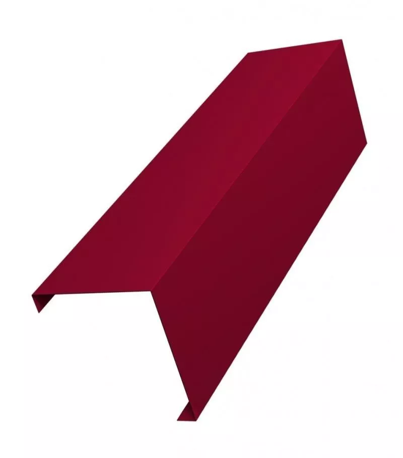 Декоративная накладка на столб угловая жалюзи Milan,Tokyo 0,45 PE с пленкой RAL 3003 рубиново-красный GL купить в екатеринбурге