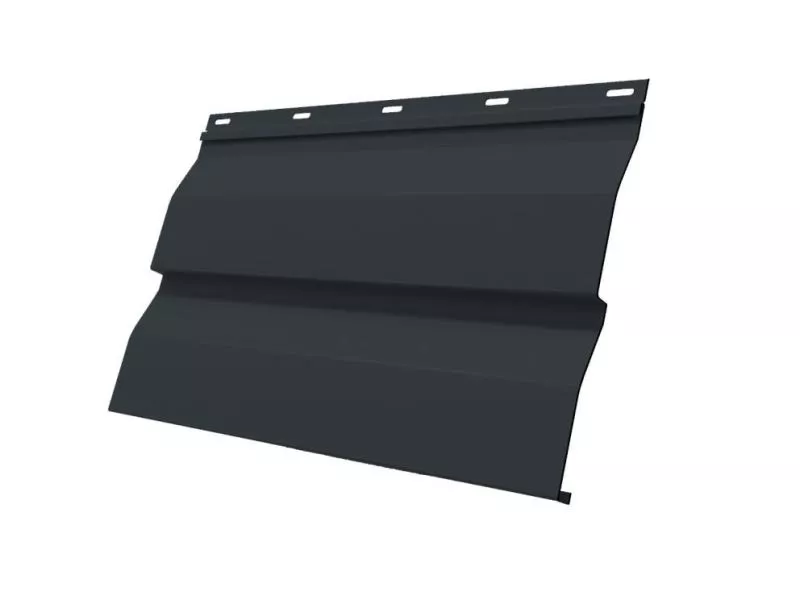 Металлический сайдинг GL Корабельная доска XL Quarzit Pro Matt 0,5 мм RAL 7016 Антрацитово-серый купить в екатеринбурге