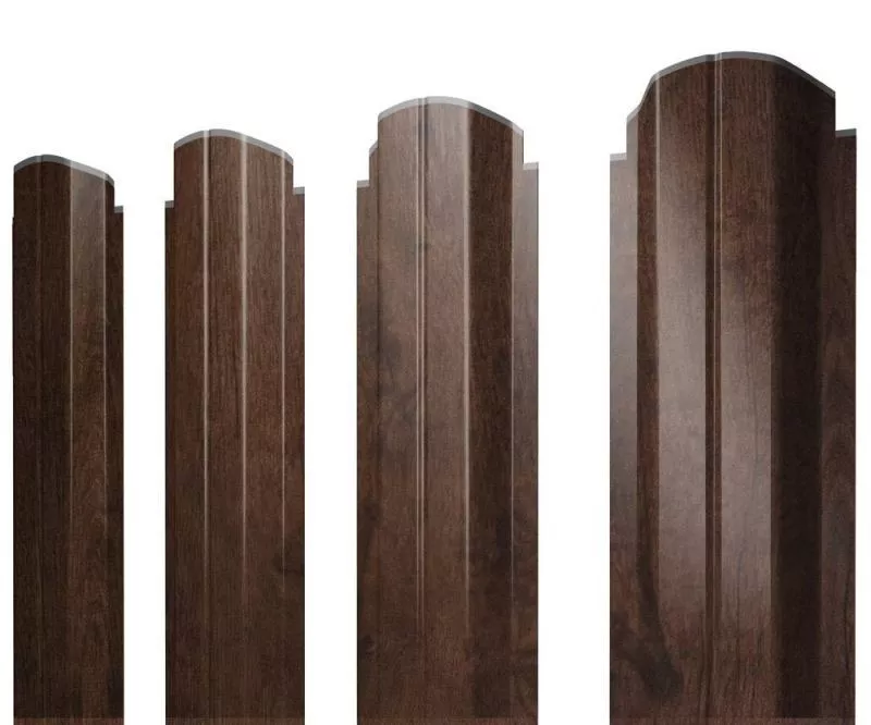 Штакетник Grand Line П -образный А 0,45 Print Elite Antique Wood Античный дуб купить в екатеринбурге