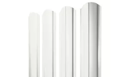 Штакетник Полукруглый Slim фигурный 0,45 Drap TX RAL 9003 сигнальный белый. Цена: 114 руб. Артикул: 38854