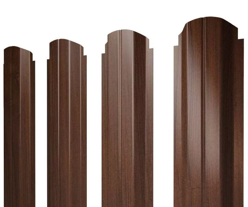 Штакетник Grand Line П -образный А 0,45 Print Elite Choco Wood Шоколадное дерево купить в екатеринбурге