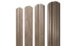 Штакетник Круглый с прямым резом 0,45 Print Elite White Wood TwinColor. Цена: 154 руб. Артикул: 38169