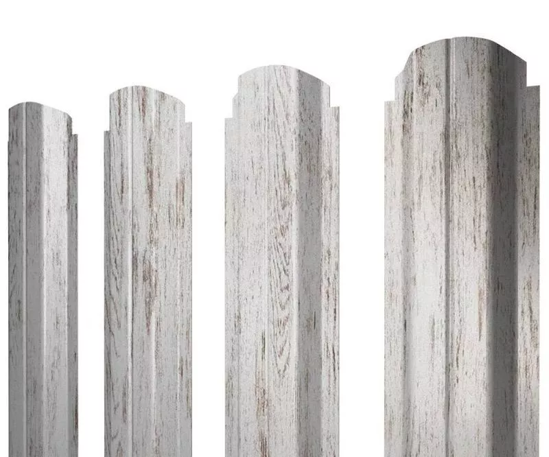 Штакетник Grand Line П -образный А 0,45 Print Elite Snow Wood Снежное дерево купить в екатеринбурге