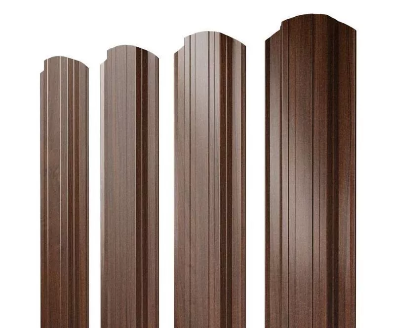 Штакетник Grand Line Прямоугольный фигурный 0,45 Print Elite Choco Wood Шоколадное дерево купить в екатеринбурге