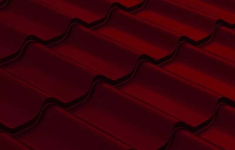 Металлочерепица GL Classic 0.45 Drap RAL 3005 красное вино купить в екатеринбурге