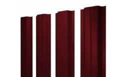 Штакетник Grand Line П -образный А 0,5 Atlas RAL 3005 Красное вино. Артикул: Pobraz_04