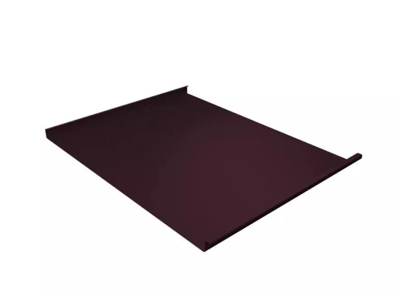 Двойной стоячий фальц Grand Line Satin 0.5 мм RAL 3005 Красное вино купить в екатеринбурге