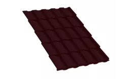 Металлочерепица Монтекристо-SL VikingMP E 0.5 мм RAL 3005 Красное вино. Цена: 794 руб. Артикул: montekr_06-3005sl