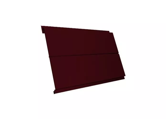 Металлический сайдинг Grand Line Вертикаль Line Satin 0,5 мм RAL 3005 Красное вино купить в екатеринбурге