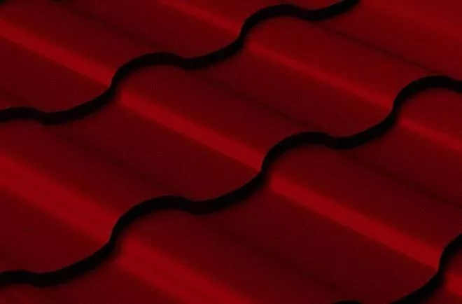 Металлочерепица Grand Line Kredo 0.5 Satin RAL 3009 оксидно-красный купить в екатеринбурге