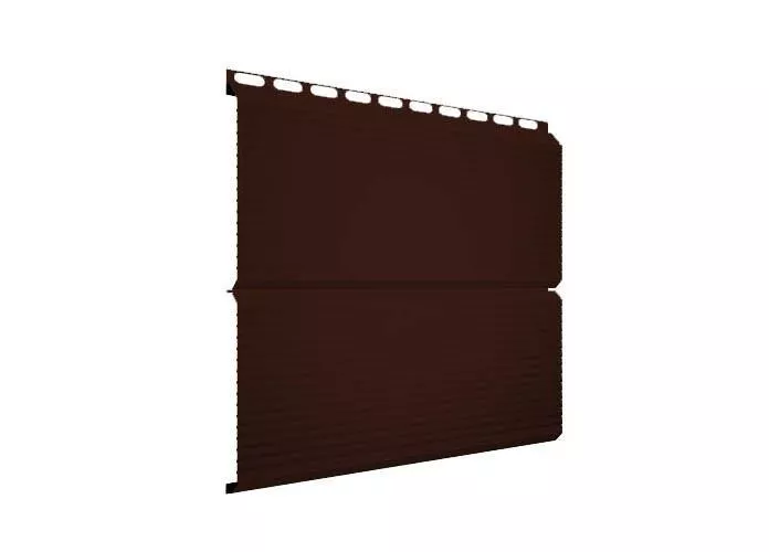 Металлический сайдинг Grand Line ЭкоБрус Gofr GreenCoat Pural Matt RAL 3009 Оксидно-красный купить в екатеринбурге