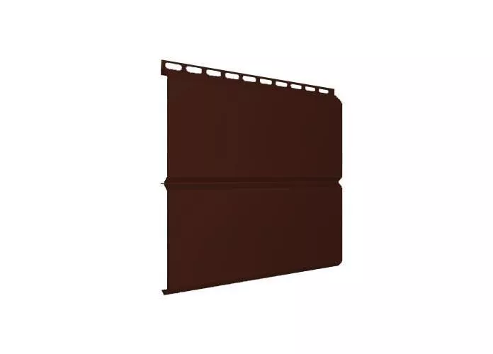Металлический сайдинг Grand Line ЭкоБрус GreenCoat Pural Matt RAL 3009 Оксидно-красный купить в екатеринбурге