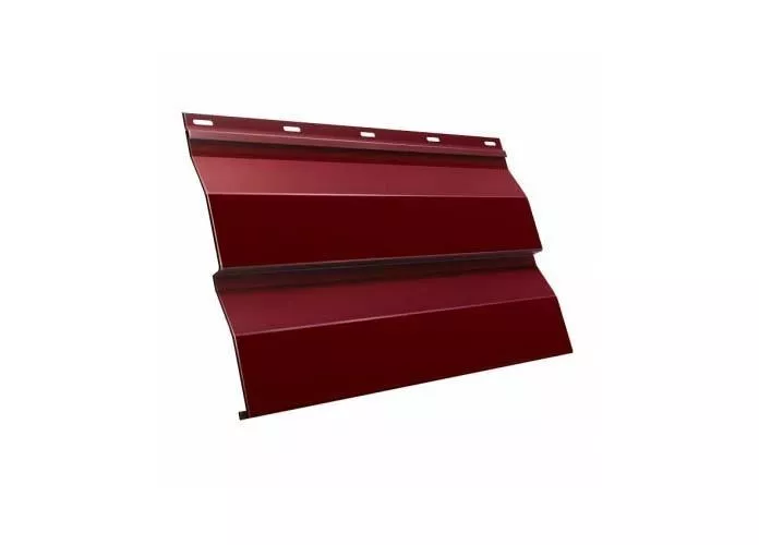 Металлический сайдинг Grand Line Корабельная доска Satin 0,5 мм RAL 3009 Оксидно-красный купить в екатеринбурге