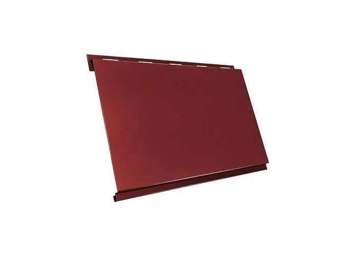 Металлический сайдинг Grand Line Вертикаль classic GreenCoat Pural Matt RAL 3009 Оксидно-красный купить в екатеринбурге