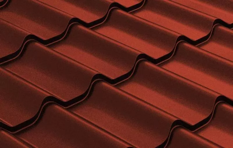 Металлочерепица Grand Line Classic 0.5 Satin RAL 3011 коричнево-красный купить в екатеринбурге