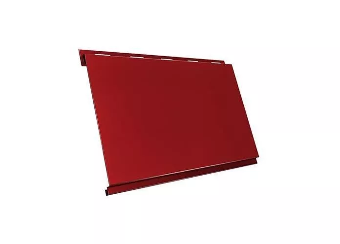 Металлический сайдинг Grand Line Вертикаль classic Satin 0,5 мм RAL 3011 Коричнево-красный купить в екатеринбурге