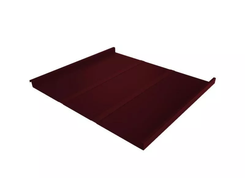 Двойной стоячий фальц Line Grand Line Satin 0.5 мм RAL 3011 Коричнево-красный купить в екатеринбурге
